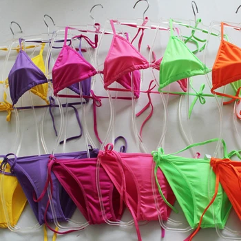 Kuum Wholesales Top 10 Kuuma Müüa Ujumistrikoo Edendamine 2020 Odav Strappy Sidemed Läbipaistev Supelrõivad Bikinis Naiste Tilk Laevandus