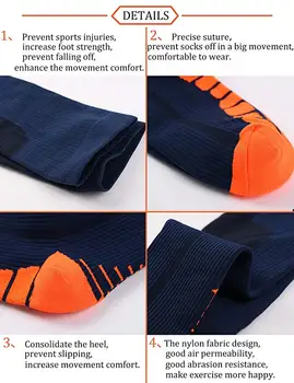 Kvaliteet Uue Kompressiooni Sokid Nool Muster Reie Kõrge Toru Sokid Sport Sokid Meeste Sokid, Naiste Töötab Sokke Kingitused