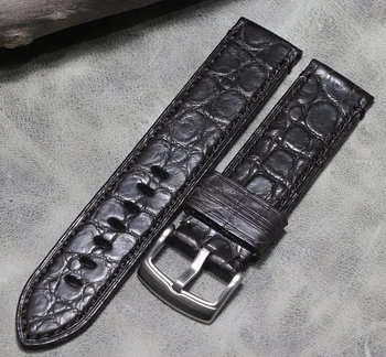 Käsitöö Käepaela 22mm High-end Krokodill Alligaator Naha Watch Band Rihm kõrget kvaliteeti vintage vaba aja veetmise Vaadata vöö, Käevõru