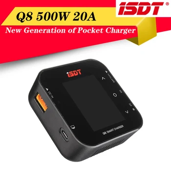 Kõrge Kvaliteediga ISDT Q8 BattGo 500W 20A High Power Aku Tasakaalu Laadija Discharger 1-8S Lipo Aku