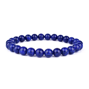 Kõrge Kvaliteediga Naturaalne Kivi Helmed Käevõrud Naistele Meeste Mood Lapis Lazuli Käevõru Uus Elastne Energia Pulsera Homme Ehted