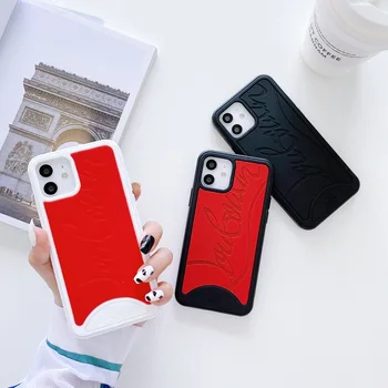 Kõrge kvaliteediga 3D-kolmemõõtmeline silikoonist lihtne kolme värvi telefoni case For iphone 12promax 7 8 12 11 pro max XR 7 8Plus SE2020