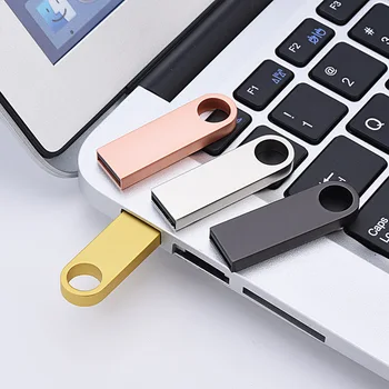 Kõrgeima kvaliteediga Metallist USB flash drive 2.0 Pen Drive 8GB 16GB, 32GB mälupulk pendrive 128gb 256gb Tasuta c-tüüpi või micro adapter