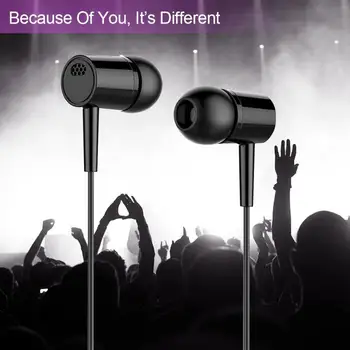 Kõrvaklapid, 3,5 mm Jack-kõrva Traadiga Mic Volume Control Peakomplekt Iphone Samsung Huawei Xiaomi Nutitelefoni 46076