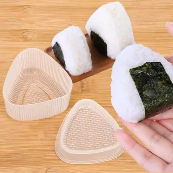 Köök Vidinaid 2 Tk Sushi Onigiri Hallituse Läbipaistev Bento Kaunistus Rice Ball Maker Plastikust Kolmnurga Kujul Toidus