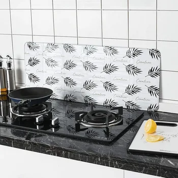 Köök Õli Tõend Plaat Alumiinium Foolium Pliidi Plaat Vältida Õli Splash Toiduvalmistamis Kuumuskindlusega Köök Guard Vahendid