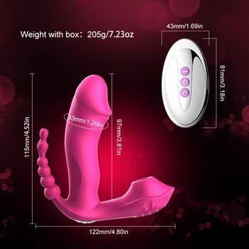 Kütte Imemiseks Dildo Vibraator anaalseks Mänguasi Naistele Täiskasvanud G Spot Clit Jobu Kliitori Stimulaator puldiga Vagiina Massaaž