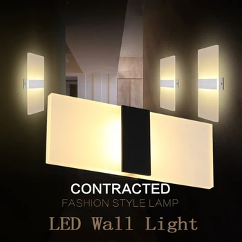 LAIMAIK Kaasaegne 110V/220V LED-Akrüül Seina Lamp Magamistuba Öö Valgust, elutoas Rõdu Fuajees Vahekäiguga Koridori Seina Lamp