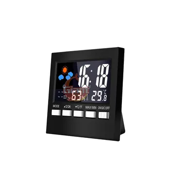 LCD Digitaalne Termomeeter ilmajaamas Kell &Alarm, Kell, Kalender Tuba Kodus Hygrometer Termometer Temperatuuri-Niiskuse Mõõtja
