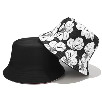 LDSLYJR 2020 Puuvill Prindi Lill kahepoolne kanda Kopp Müts Kalamees Müts väljas reisi müts Päikese ühise Põllumajanduspoliitika Mütsid Naistele 84 174601