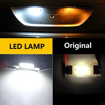 LED Auto Dome Interjöör Kaart Lamp jaoks Hyundai Solaris 2 Elantra i30 i35 i40 Tucson Kona 2016 2017 2018 6000K Tarvikud 86673