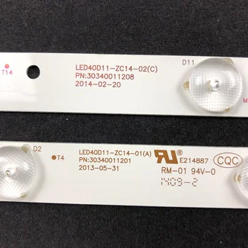 LED BacklightL ribad LE40F3000W Valgus Baar LT-40M645 LSC400HM06-8 LED40D11-ZC14-01 LED40D11-ZC14-02 30340011202/201