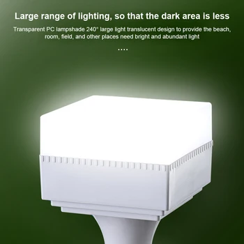 LED Pirn Lambid Telkimine Laterna Lamp Ruut USB Laetav Lamp Reaalne Võimsus 60W, Kellel Rippus Konksu Kaabel LED-Bombilla