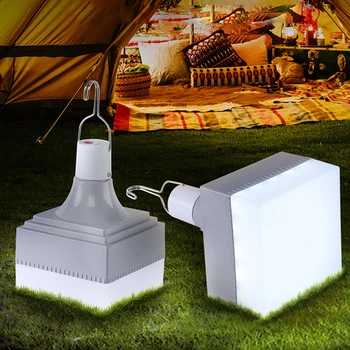 LED Pirn Lambid Telkimine Laterna Lamp Ruut USB Laetav Lamp Reaalne Võimsus 60W, Kellel Rippus Konksu Kaabel LED-Bombilla