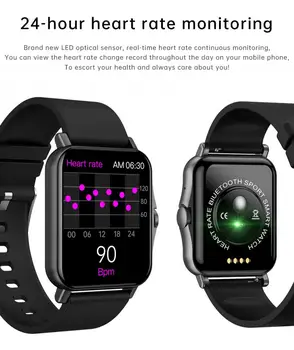 LED Suur Ekraan, Bluetooth Kõne Temperatuur Mees Naine Smart Watch Ultra Pikk Oote-täpsusega Südame Löögisageduse Ja vererõhu 183036
