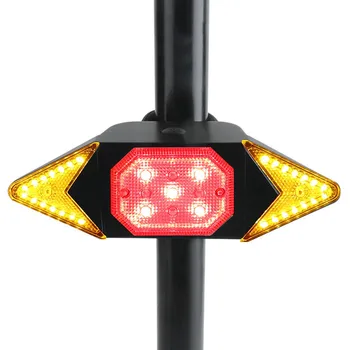 LED USB Laetav Jalgratta Tagumine Lamp Juhtmeta Kaugjuhtimispult Jalgrattasõit Tagatuled Biking Kaasaskantav Tolmukindel Rattasõit Osa