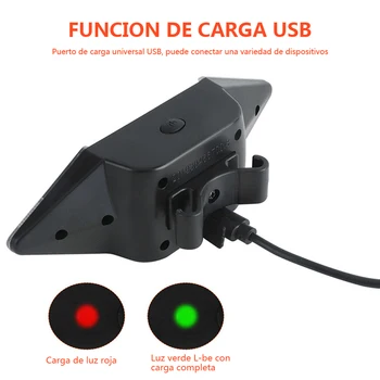 LED USB Laetav Jalgratta Tagumine Lamp Juhtmeta Kaugjuhtimispult Jalgrattasõit Tagatuled Biking Kaasaskantav Tolmukindel Rattasõit Osa