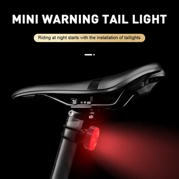 LED USB Laetav Mini Bike Saba Kerge Bike Tagumised Tuled IPX4 Veekindluse Ohutus Hoiatus Jalgrattasõit Kerge Tarvikud