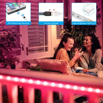 LED riba, RGB5050,Telefon App, 12V ,DIY Jõulud