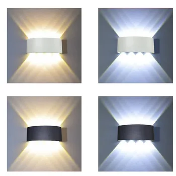 LED seina lamp Alumiinium Veekindel väljas seina tuled Veranda/Aed /Vannituba valgusega led valgusti, 2W/4W/6W/8W/10W /12W