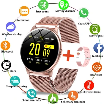 LIGE 2021 Uus Mood Digital watch Daamid sport vaadata Elektrooniline LED-meeste Ja naiste käekellad Naistele meeste kell, naiste kellad+Kast
