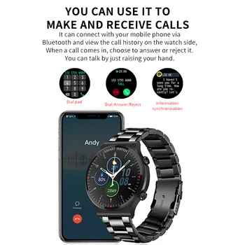 LIGE 2021 Uus Smart Watch Mehed Bluetooth Kõne IP67, Veekindel reaalajas Südame Löögisageduse Jälgimise Meeste Käekellad Mood Smartwatch 123984