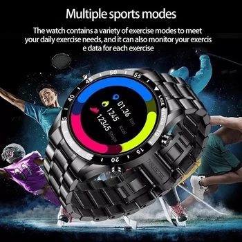 LIGE 2021 Uus Äri Smart Watch Bluetooth Kõne Smartwatch Meeste ja Naiste Veekindel Sport Fitness Käevõru IOS Android Au 109404