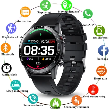 LIGE Uus Smart Watch Mehed Naised Nutikas Käevõru Fitness Tracker Band Bluetooth Kõne Sport Veekindel Smartwatch Android ja IOS 99306