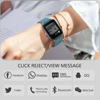 LIGE Uus Täis touch Naine Digital watch veekindel Sport sobib Android, IOS multifunktsionaalne Elektrooniline vaadata Naiste +Kast 141942