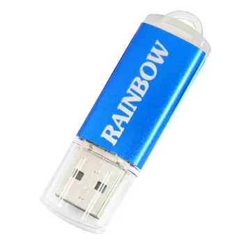 LOGO custom USB Flash Drive 16GB 32GB 64GB Ristküliku USB2.0 Memory Stick Pendrives Piisavalt Ladustamise ARVUTI Sülearvuti Macbook Tabletid Sinine