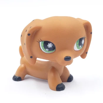 LPS KASS päris haruldased Littlest pet shop armas mänguasjad koer Taks vana collection Pruun vorst lumi silmad armas kutsikas kena loom joonis