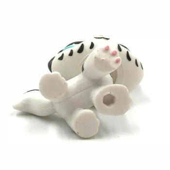 LPS Kass Littlest pet shop #1498 Mini Lühikesed Juuksed Püsti Must & Valge Tiiger Kitty Vana Originaal Loomade Joonis jõulukinke 111758