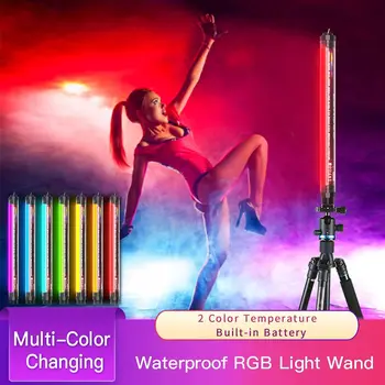 LUXCEO P7RBG PRO bi color Veekindel Kerge Kinni Pihuarvutite RGB LED Video Valgus, 8 Värvi Valgustus telefoni APP Kaugjuhtimispult
