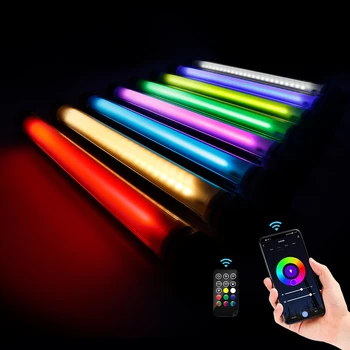 LUXCEO P7RBG PRO bi color Veekindel Kerge Kinni Pihuarvutite RGB LED Video Valgus, 8 Värvi Valgustus telefoni APP Kaugjuhtimispult