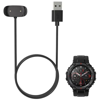 Laadija USB Laadimise Kaabel Xiaomi Huami Amazfit T-Rex Pro Smart Watch Laadijad Häll Smartwatch Kiire Laadimine Liini 1m