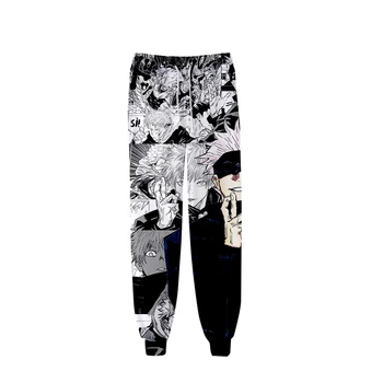 Lahe Anime jujutsu kaisen Püksid 3D Mood Jogger Pant Naised/Mehed Streetwear Pikad Püksid Harajuku Hot Müük Sweatpants Püksid