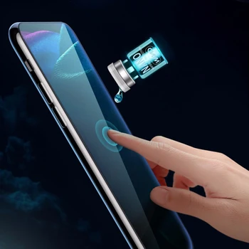 Lamorniea Nano Vedelik Screen Protector For iPhone 11 12 Pro max X XS Samsung S21 Ultra S20 Nähtamatu Täielikult Katta Universaalse Klaas