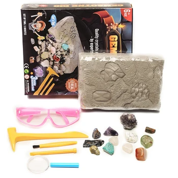 Lapsed Arheoloogiliste Kaevetööde Mänguasjad Gemstone Kaevama Tulenevad Teadus-Kit-DIY Kaevandamine Kaevamine Haridus Mänguasjad Poistele Tüdrukute Kingitus