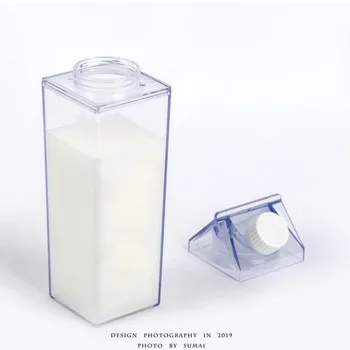 Lapsed Piima-Vee Pudelid Drinkware Väljas Tour Telkimine Köök Lekkekindlad Läbipaistev Piimapakki Vee Pudel