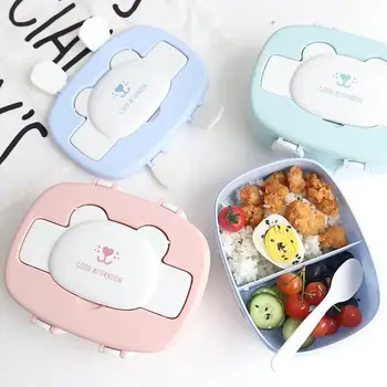 Laste Multikas Armas Bento Karpe Double Layer Plastikust Lunch Box Toidu Ladustamise Mahuti Mikrolaineahi Lapsed Kooli