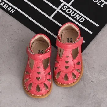 Laste kingad Kevad 2020. aasta uus laste pehme põhjaga PU nahast kingad beebi Tüdrukud õõnes sandaalid tüdrukutele princess kingad