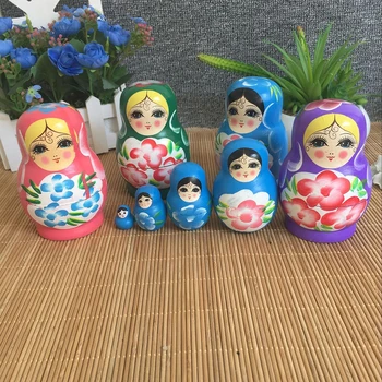 Laste mänguasjad 5-kihilise käsitsi maalitud vene matryoshka peen loominguline kingitus nukk kaunistused