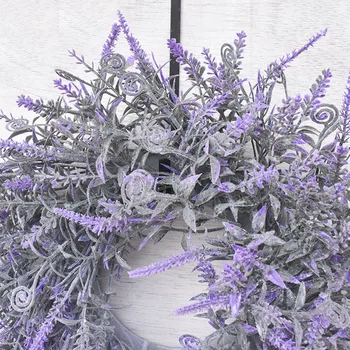 Lavendel Pärg Pulm String Vanik Flower Ornament Rippuvad Ripats Välisuks Kodus Kaunistused Ring Ringi Valdkonnas