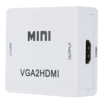 LccKaa Mini VGA HDMI-ühilduvate Converter VGA2HDMI Video Box Audio Adapter 1080P Notebook PC HDTV Projektoriga TV Kaasaskantav 116879