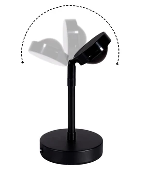 Led Päikeseloojangut Lamp USB Öö Valguses Vikerkaar Projektor Tabel Lamp kohvikus Teenetemärgi Lamp Magamistuba Atmosfääri Valgus Foto rekvisiidid