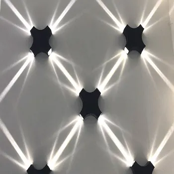 Led Risti star light väljas veekindel seina lamp kaasaegne minimalistlik väljas seina kaunistamiseks trendikas stiilis Valgusti