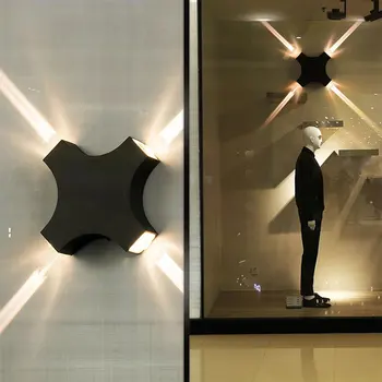 Led Risti star light väljas veekindel seina lamp kaasaegne minimalistlik väljas seina kaunistamiseks trendikas stiilis Valgusti