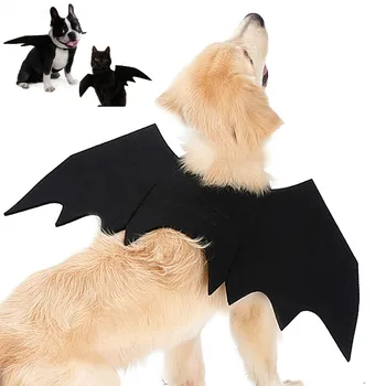 Lemmikloomade Riided Black Bat Tiivad Rakmed Kostüüm Halloween Cosplay Kass Koer Halloween Pool lemmikloomatarbed
