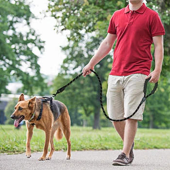 Lemmikloomatarbed suur koer koer jalutusrihmad peegeldav koera vedamine köie pet põhjustada koera krae rakmed nailon töötab veojõukontroll, turvavööde