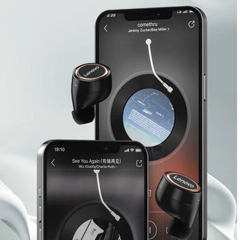 Lenovo TWS 5.0 Bluetooth Kõrvaklapid LP12 Laadimise Kasti Traadita mikrofonide Touch Kontrolli HiFi Headset